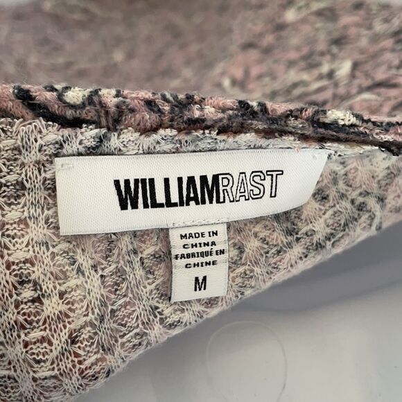 WILLIAM RAST Purple Long Sleeve Knit Top Size M - Picture 6 of 9